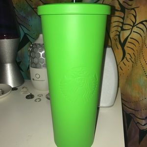 Venti Lime Green Starbucks cup
